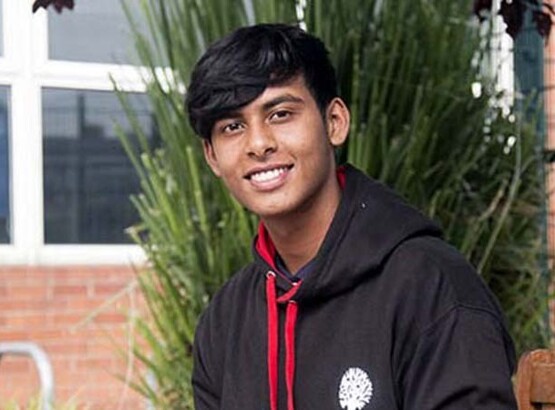 Kaashif is off to Eton with 13 A*/As!